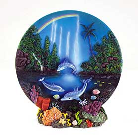 Dolphin Rainbow Plate