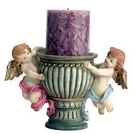 Cherubs with Candle