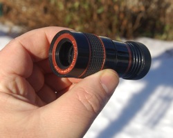 Holding the Telescope Lens