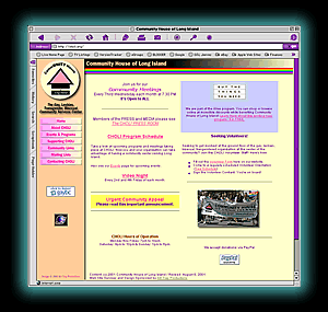 Community House of Long Island web site